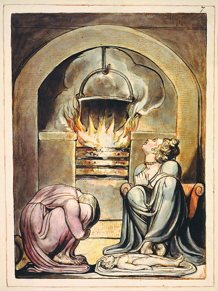 Illustration from William Blake's  