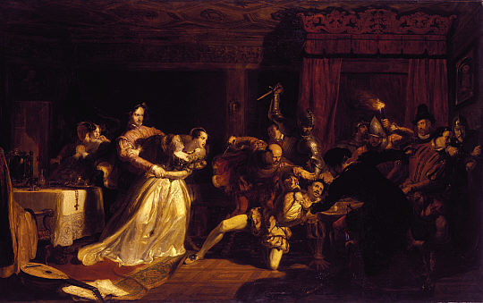 "The Murder of David Rizzio" by William Allen, 1883.