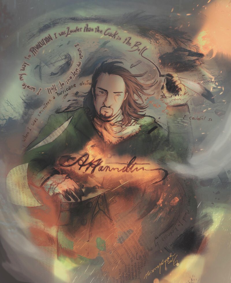 Hurricane, From Hamilton: An American Musical. Reprinted from DeviantArt.com