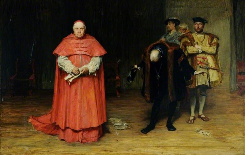 Pettie, John, 1839-1893; The Disgrace of Cardinal Wolsey