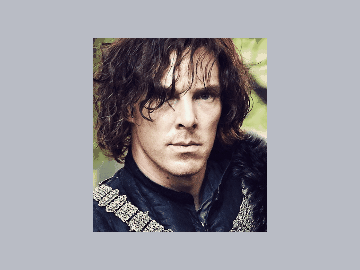 Benedick Cumberbatch morphing between Richard III and the Frankenstein monster.